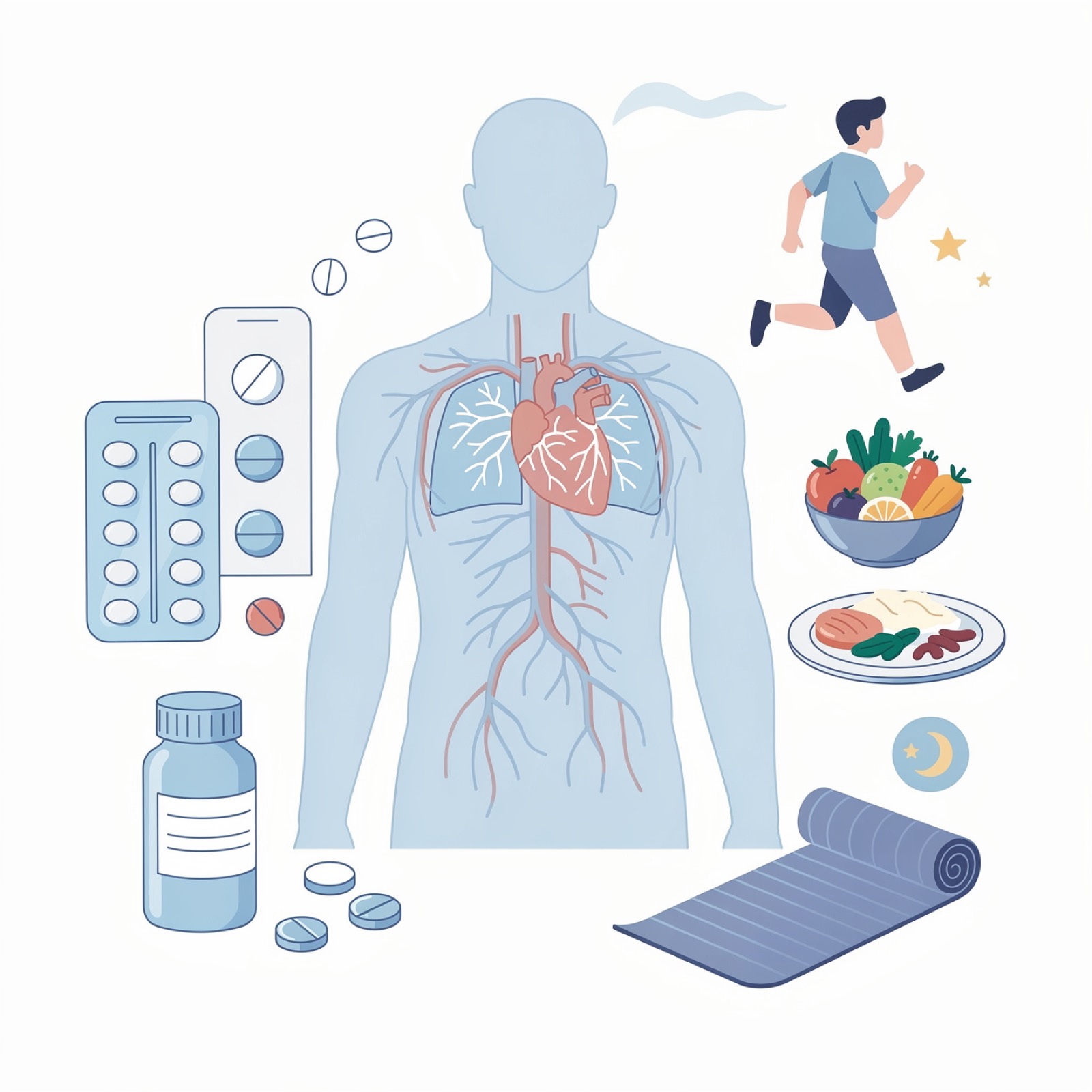 Living Well with Coronary Artery Disease (illustrative image)